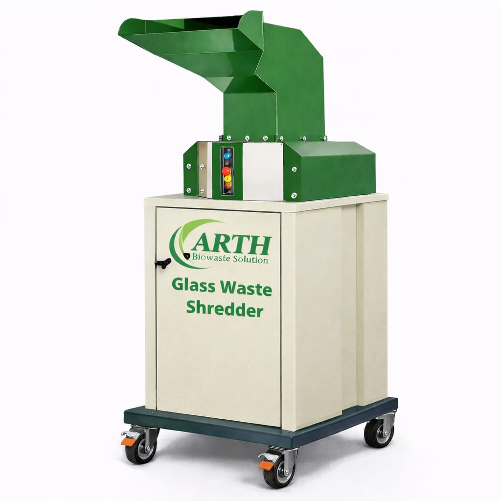 Glass Waste Shredder